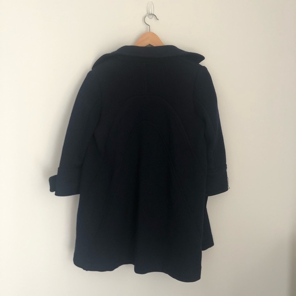 Forever 21 Peacoat Jacket Navy w/ Rosette Buttons - Picture 2 of 6